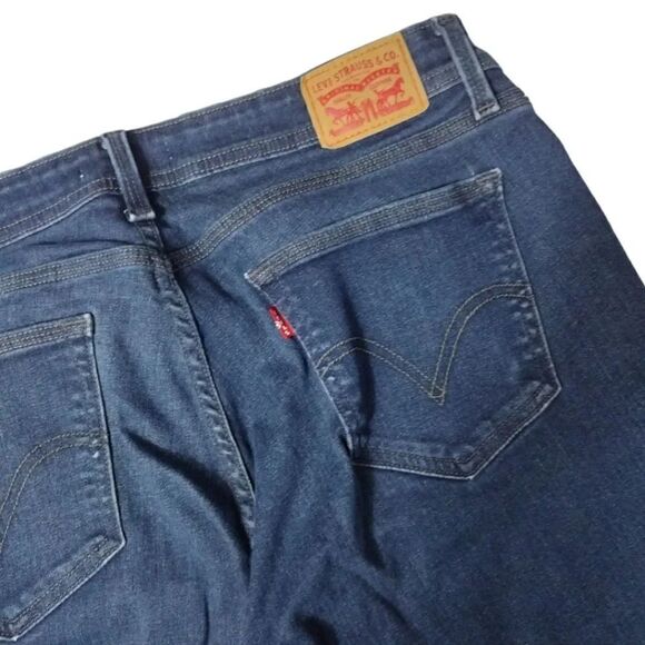 Levi's 529 Midrise Distressed Curvy Bootcut Jeans Size 33 - Picture 8 of 16